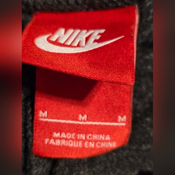 Nike Men’s Club Fleece “Just Do It” Joggers – Charcoal Gray – Size M - Picture 5 of 7